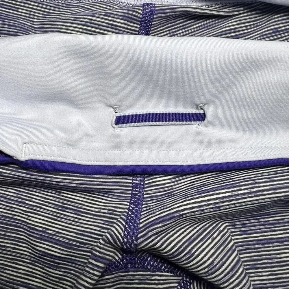 Lululemon Inspire Crop II Wee Are From Space Bruised Berry Capri Legging Size 6